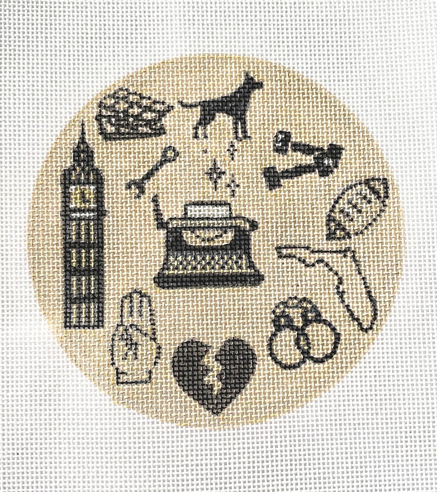 PRE ORDER- 4 weeks Swiftie TTPD album toile - Taylor swift - inspired Hand Painted Needlepoint Canvas