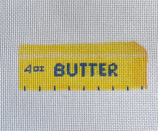 PRE ORDER- 4 weeks Stick of butter Hand Painted Needlepoint Canvas