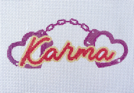 PRE ORDER- 4 weeks Chappell Roan inspired karma Hand Painted Needlepoint Canvas