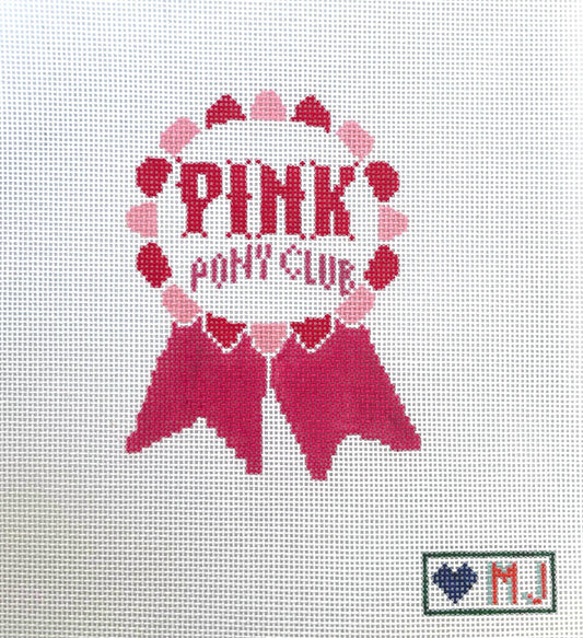 PRE ORDER- 4 weeks Chappell Roan inspired pink pony club Hand Painted Needlepoint Canvas